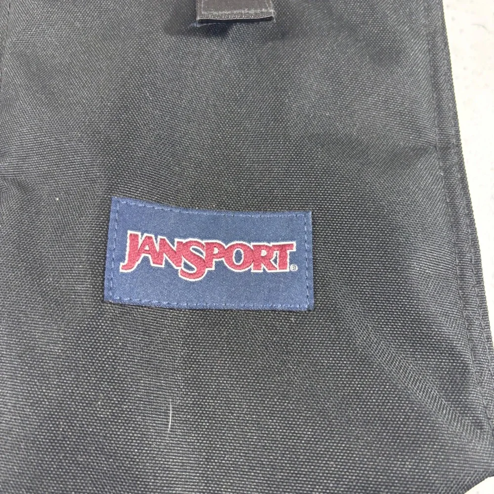 JanSport Rolltop Lunch Bag Black Insulated Tote JS0A2UQ2 Factory Sample!